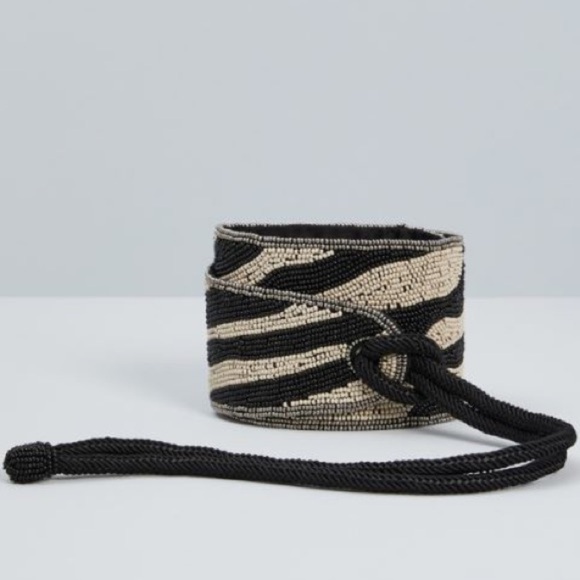 NWOT Max&Co Max Mara Label-cut Belt with Embroidered Beads Sz:S Spring/Summer - Picture 1 of 16